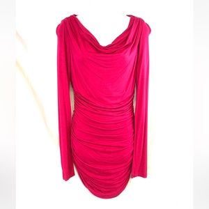 Forever 21 rose pink body con dress